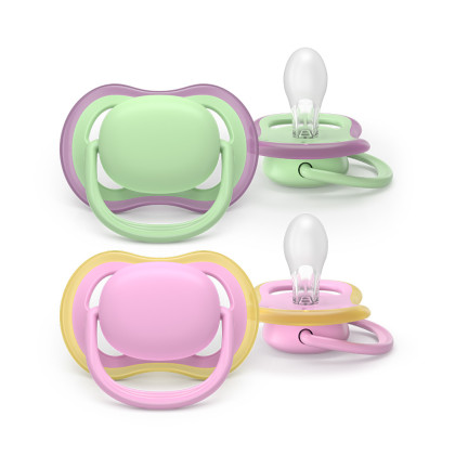 Cumlík Ultra air ružová/zelená 6-18 m dievča 2 ks Philips Avent