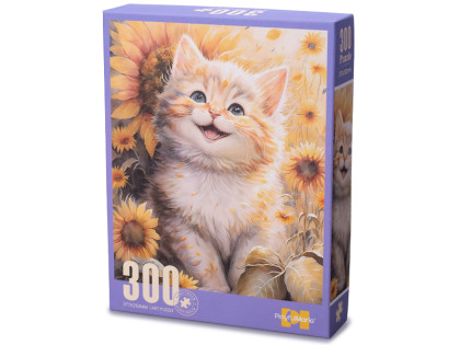 Puzzle 38x25 cm mačiatko 300 dielikov v krabičke