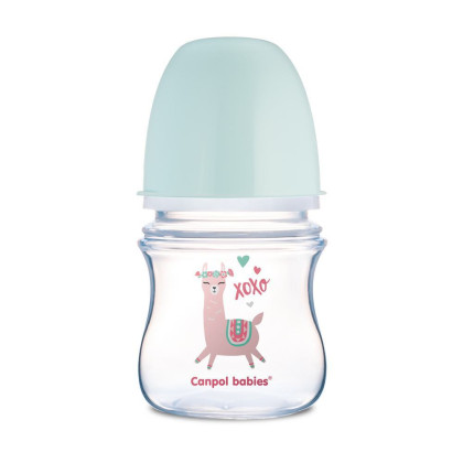 Antikoliková širokohrdlá fľaša Exotic animals 120 ml Canpol babies