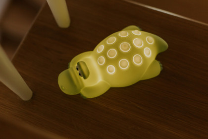 LED silikónová nočná lampička Pop It Rgb so zvukom - krokodíl Mary's