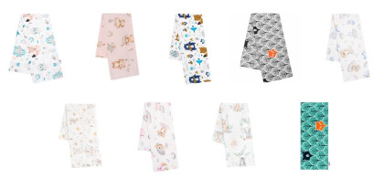 Flanelová plienka s potlačou 70 x 80 cm New Baby