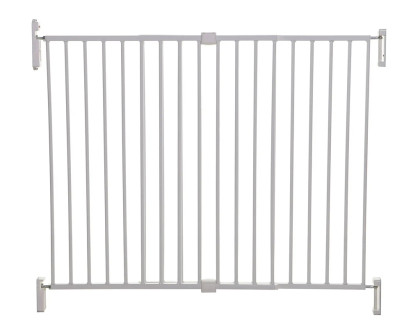 Zábrana bezpečnostná Broadway 2-panelová extra široká 76-134,5 cm biela Dreambaby