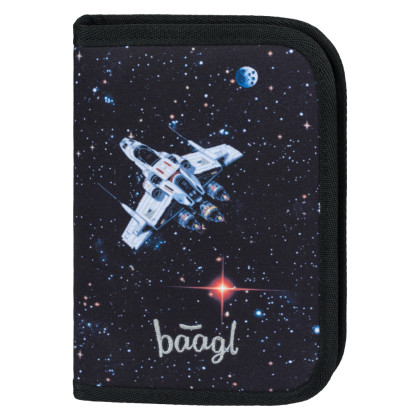 Set 3 Zippy plus Pixel Space: aktovka, peračník, sáčok Baagl