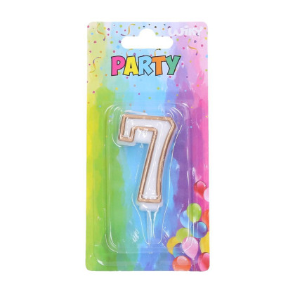 Párty sviečka zlatá