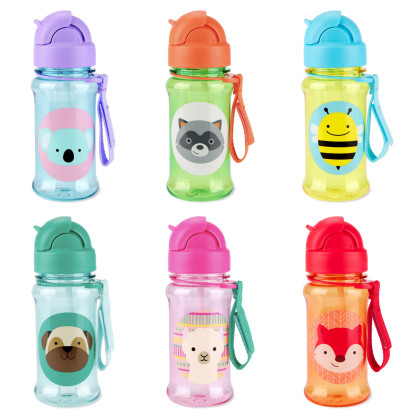 Zoo tritan Fľaša so slamkou 355 ml 12m+ Skip hop