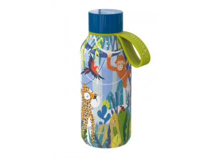 Nerezová termofľaša Solid Kids s pútkom 330 ml Qukka