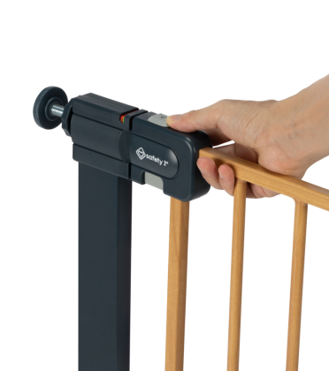Zábrana Easy Close Metal Wood Effect Safety 1st