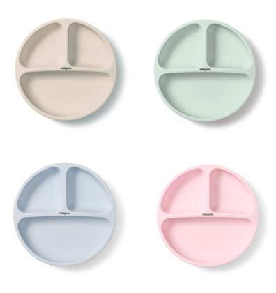 Silikónový delený tanierik s prísavkou BabyOno