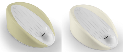 Detské protišmykové lehátko do vane, Dolu