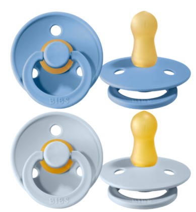 Cumlíky kaučuk 2 ks 0-6 mesiacov Colour Bibs