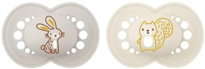 Cumlík Original Colors of Nature silikón 6 m+ so steril. boxom 2 ks MAM