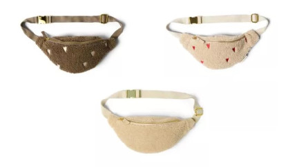 Teddy Hearts Mini Fanny pack - ľadvinka Studio Noos