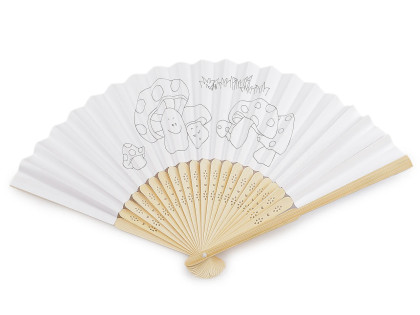 Detský vejár na domaľovanie