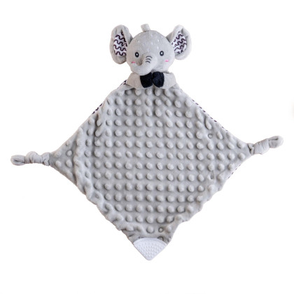 Zaspávač babyted hryzátko, hrkálka plyš 25x25 cm 0 m+