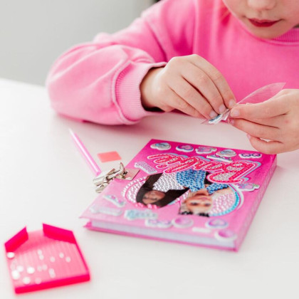 Diamantový denník Barbie Totum