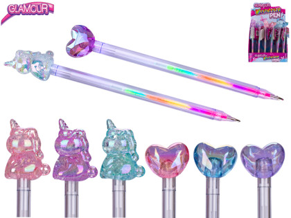 Glamour pero viacfarebná 17,5 cm