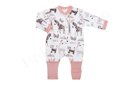 Rastúci overal Safari ružová Česká výroba Babyservice