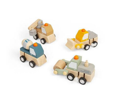 Naťahovacie stavebné autíčko Bigjigs Toys