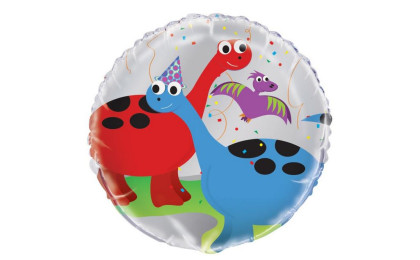 Kruh - DINO party 18"/45cm fóliový balónik