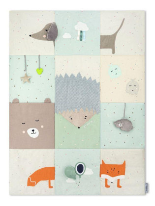 Hracia deka MoMi VOLPI patchwork