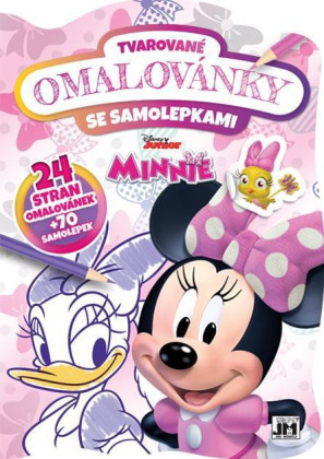 Tvarované omaľovánky Minnie