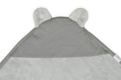 Deka s kapucňou Koala mušelínová 95 x 95 cm Babymatex
