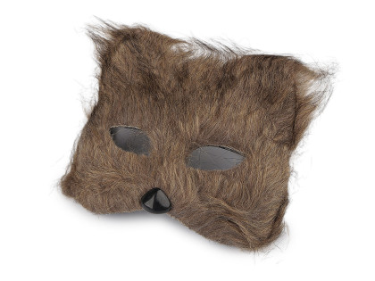 Karnevalová maska - škraboška chlpatá mačka