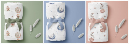 Bambusová plienka Lux 75 x 75 cm BocioLand