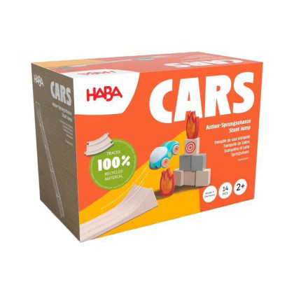 Kaskadérske auto s odrazovou rampou Cars Haba