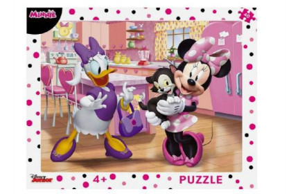 Puzzle doskové Minnie 37x29cm 40 dielikov v krabici