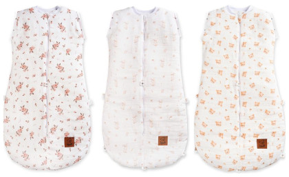 Detský zateplený mušelínový spací vak Premium Infantilo