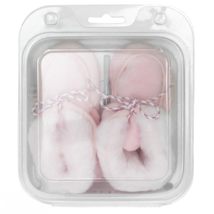 Dojčenské zimné capáčky New Baby ružové