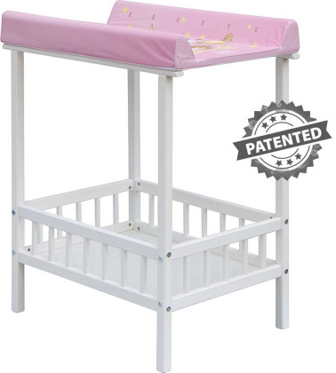 Prebaľovací pult Scarlett Spájka Galaxy ružový