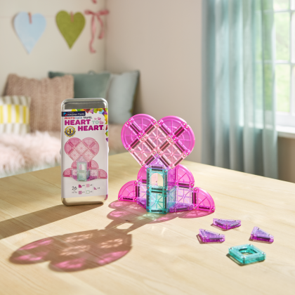 Magnetická stavebnica microMAGS Heart to Heart Travel Set 26 dielov