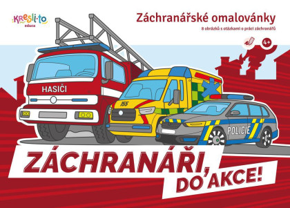 Omaľovánky Záchranári - Do akcie!