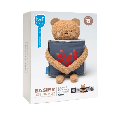 Medvedík plyšový s knižkou Snuggle Bear Taf Toys