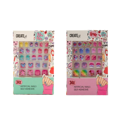 Samolepiace umelé nechty mix