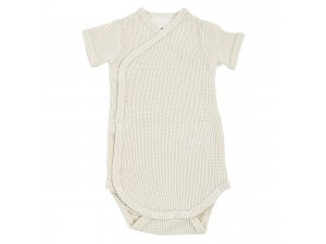 Hydrofilné zavinovacie body s krátkym rukávom Romper Ciumbelle Cloud Dancer Lodger