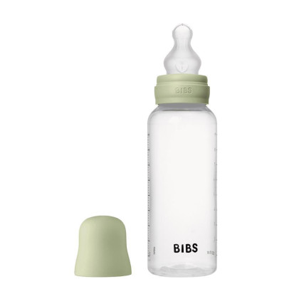 Antikoliková fľaša so silikónovým cumlíkom 270 ml Bibs