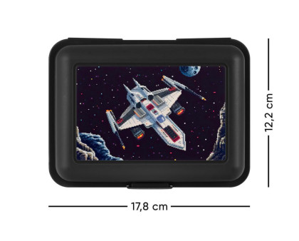 Box na desiatu Pixel Space Baagl