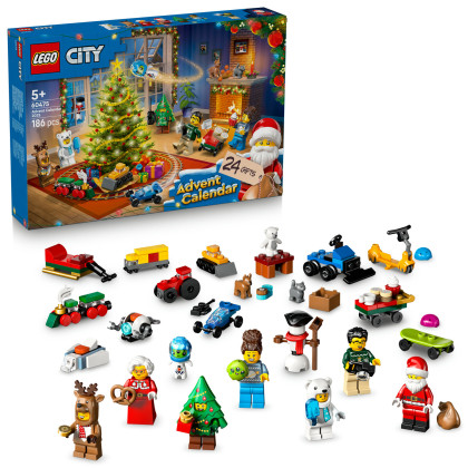 Adventný kalendár Lego CITY (60475) 2025