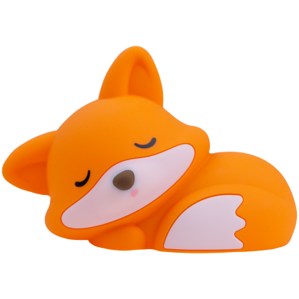 LED silikónová nočná lampička dotyková - líštička Mary's