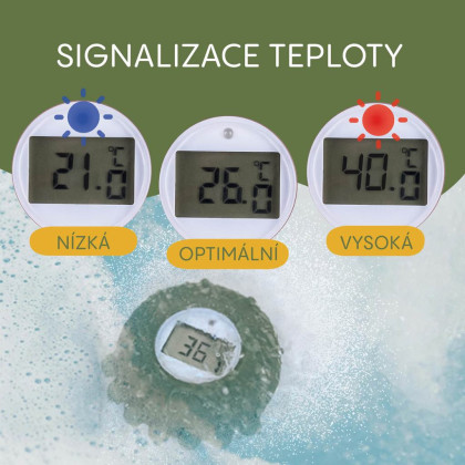 Silikónový digitálny teplomer 2v1 Zopa