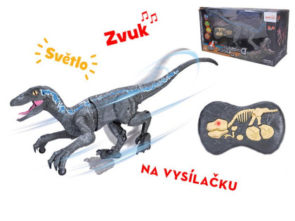 R/C dinosaurus 45 cm 2,4 GHz so svetlom a zvukom