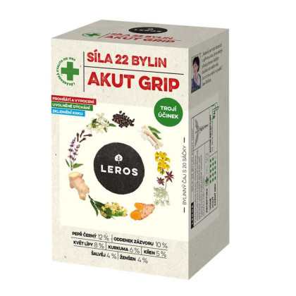 Sila 22 bylín Akut grip Leros
