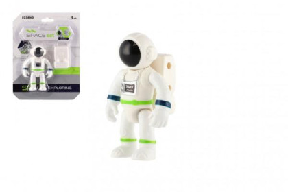 Kozmonaut/astronaut plast 8cm na karte