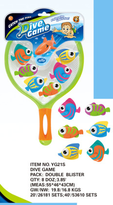 Potápacie ryby s podberákom