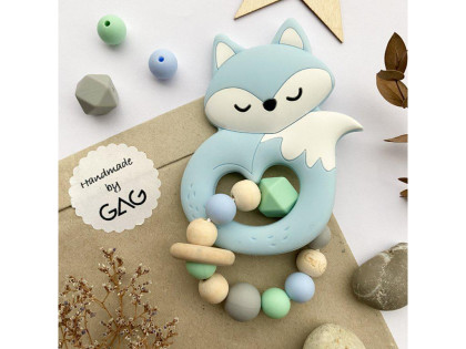 Hryzátko do rúčky silikónové Hryzátko lišiak