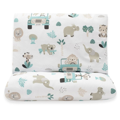 2-dielne posteľné obliečky Safari II 90/120 cm mint New Baby