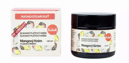 Mangový krém pre citlivú a suchú pleť 60 ml Kvitok
